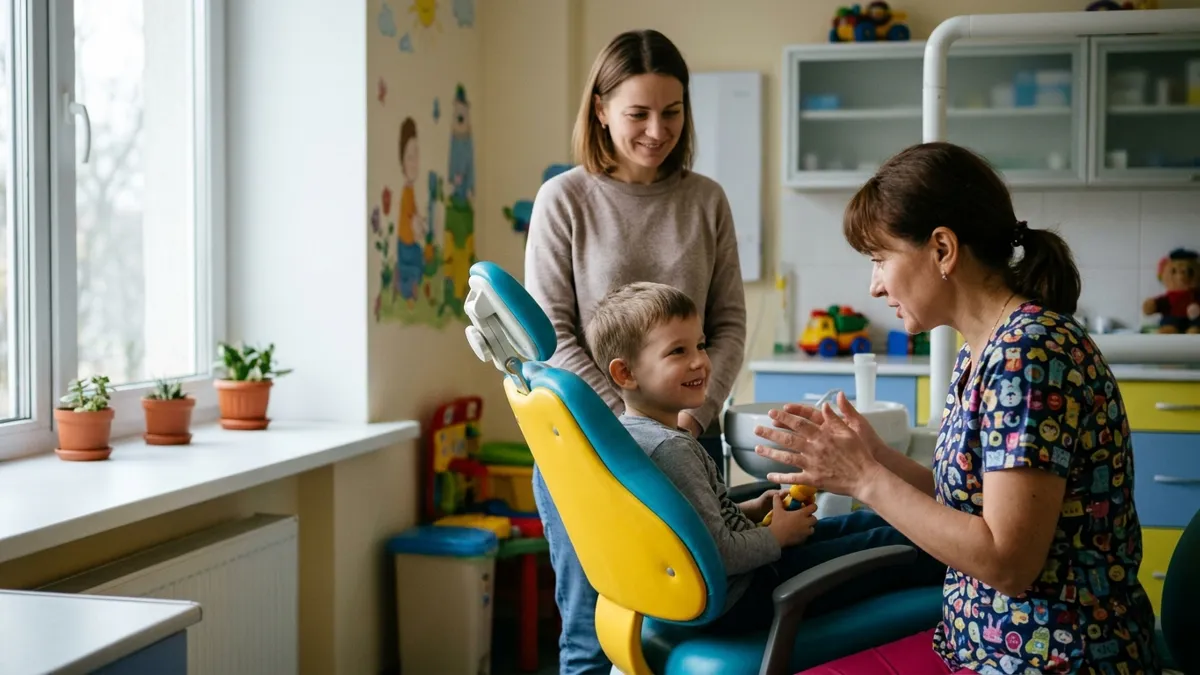 Дитячий стоматолог: фото роботи майстра