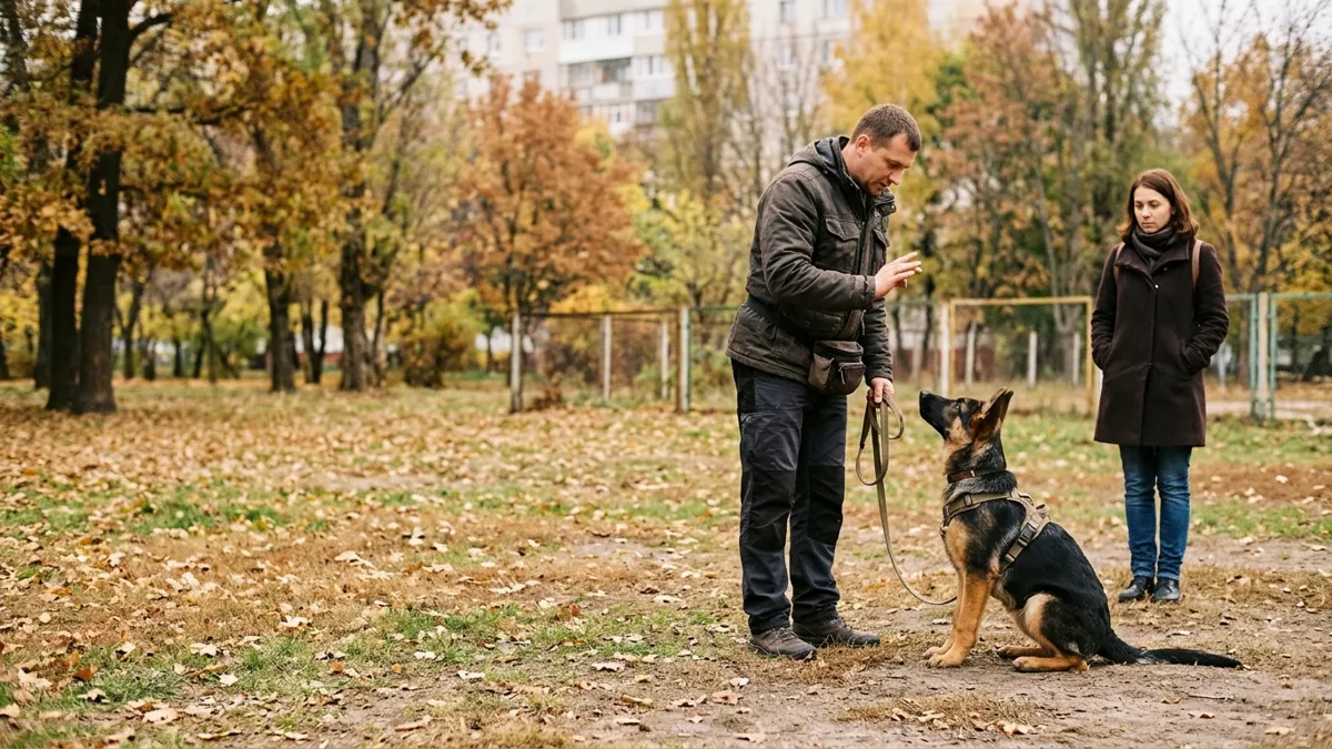 Кінолог і дресирування: фото роботи майстра