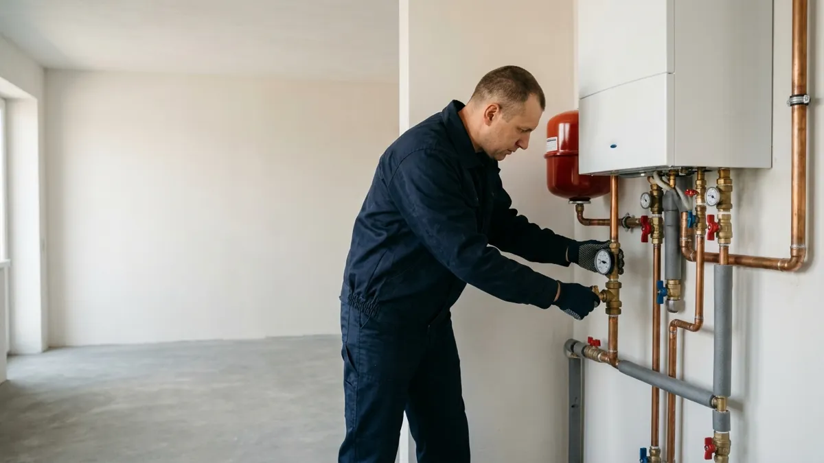 Ремонт газових котлів: фото роботи майстра