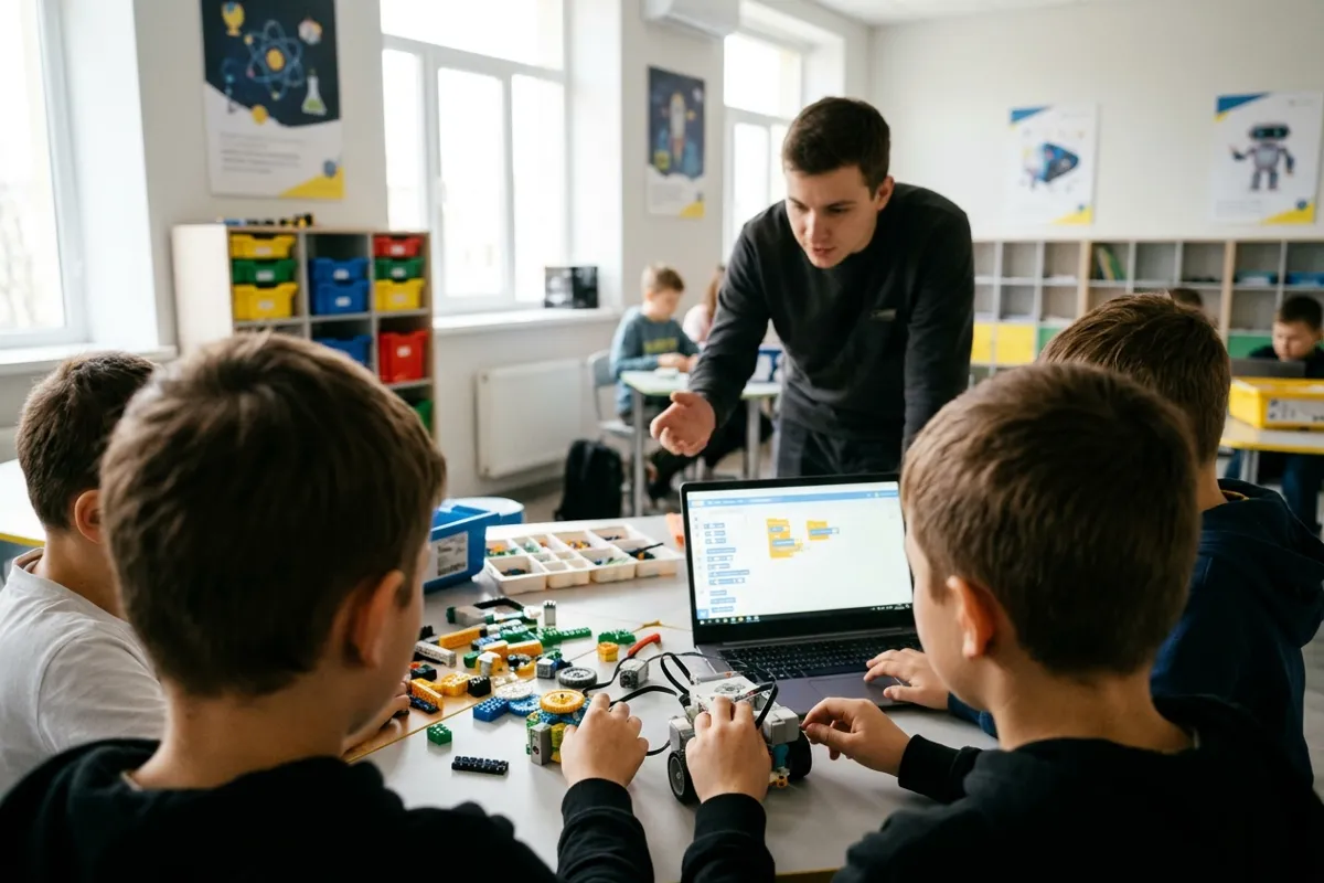 Робототехніка для дітей: приклад роботи