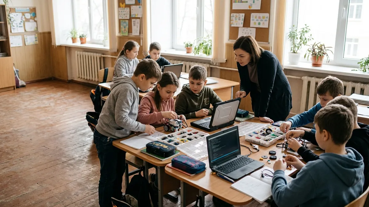 Робототехніка для дітей: фото роботи майстра