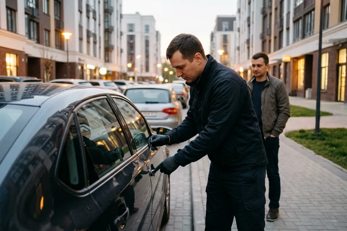 Відкриття авто: приклад роботи